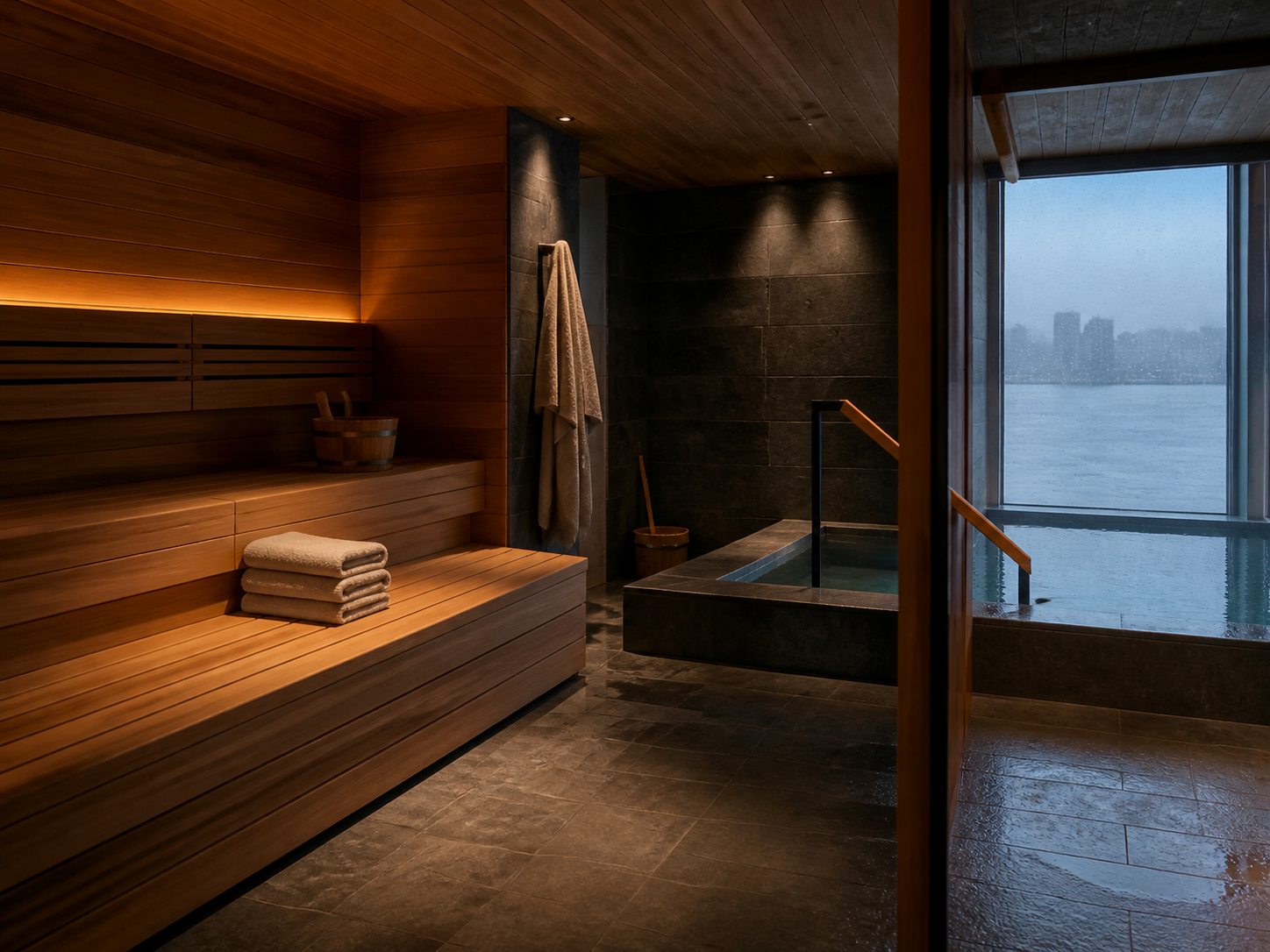 Global Biz Explosion cedar sauna